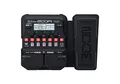 ZOOM G1X FOUR Multi-Effekt Expressionspedal für Gitarre mit Looper, Drum-Computer und Amp-Simulation – Ideal für Bühne & Studio, schwarz