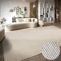 Villeroy & Boch Wollteppich Francois - Natur Wohnzimmerteppich - Handgewebt & Natürlich - Boho Teppich Wolle für Wohnzimmer, Schlafzimmer, Esszimmer, Flur, Küche – Natur Weiß, 160x230cm