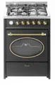 Gas Standherd 60 cm Drehspieß Range Cooker Gurari GCH G 614 BL