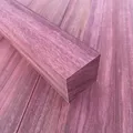 Purple Heart Amaranth Kantel 40 x 40 x 300 mm Drechsel-Holz Ton Klang Violett Holz