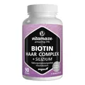 Biotin Haar Vitamine Komplex hochdosiert +Silizium Kapseln 90 St