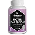 Biotin Haar Vitamine Komplex hochdosiert + Silizium Kapseln