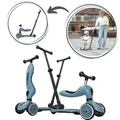 Scoot and Ride Highwaykick 1 Push & Go - Rutscherfahrzeug, Farbe: steel