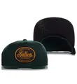 Sullen Clothing Snapback Cap - Establishment Spruce Gothic Punk Tattoo Totenkopf