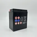 CARTEC Motorradbatterie YTX7L-BS, 6Ah, 100A, Gel Technologie Motorrad-Starter-Ba