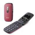Panasonic KX-TU446EXR Senioren Klapphandy 2G Rot