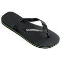 Havaianas Brasil Logo Schwarz Gr 35/36