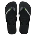 Havaianas Brazil Logo Zehensandalen Herren Schwarz - 35/36 - Zehensandalen Shoes