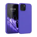 kwmobile Handyhülle für iPhone 13 mini Hülle, für iPhone 13 mini Case - Hülle Silikon - kabelloses Laden - Blauviolett