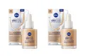 2 x Nivea Cellular 3-1 Hyaluron Serum Foundation Make-up No3 dunkel je 30ml