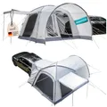 Skandika Kuppelzelt Pitea 4 Flex Protect Bundle mit SUV-Schleuse | Campingzelt für 4 Personen, mit Schleuse für SUV, eingenähter Zeltboden, Wassersäule 5000 mm, UPF 50+ | Zelt, Camping, Outdoor
