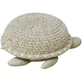 Lorena Canals - Sea Turtle Aufbewahrungskorb, Baby, 22 x 25 cm, natur / olive
