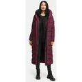 Marikoo Winterjacke Pakoraa extra langer Winter Mantel mit abnehmbaren Innenteil rot XL (42)