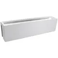 VIVANNO Balkonkasten Fiberglas BALKONA CLASSIC Kasten - Weiß Matt (1 St), 80x19x21,50 cm weiß 20 l | 80 cm x 21.5 cm x 19 cm