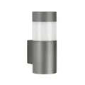 LED Außenwandleuchte Typ Nr. 0274, IP54 IK08, 9W 3000K 1000lm, Glas opal, Anthra