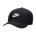 Nike FB5063-010 K NK Club Cap US CB FUT WSH Hat Unisex Black/White Größe 1SIZE