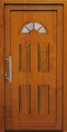 Panto Haustür Modell K001 DIN links golden oak 110 x 210 cm