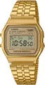 CASIO VINTAGE Chronograph A158WETG-9AEF, Quarzuhr, Armbanduhr, Damenuhr, Herrenuhr, Digitaluhr,Edelstahlarmband