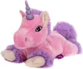 Habibi Premium Wärmestofftier Einhorn rosa m.Glitzerhorn, herausnehmbare Kissen