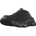 Salomon Reelax Slide 6.0 Herren Pantoletten, Gepolsterte Stabilität, Sofortiger und lang anhaltender Komfort, Vielseitiger Einsatz, Black, 40