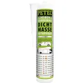 PETEC Scheiben & Karosseriedichtmasse weiß Auto Dichtung Butyl Dichtmasse 310 ml Tube Karosserie Dichtungsmasse zum Abdichten von Front-, Heck- und Seitenscheiben & Anbauteilen 83290