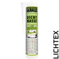 PETEC 83290 SCHEIBEN- & KAROSSERIEDICHTMASSE abtupfbar weiß 310ML Kartusche