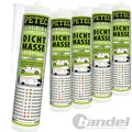 5x 83290 PETEC 310ML WEIß SCHEIBEN UND KAROSSERIEDICHTMASSE SCHEIBENDICHTMASSE
