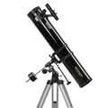 Omegon Teleskop N 114/900 EQ-1, Spiegelteleskop mit 114mm Öffnung, viel Zubehör