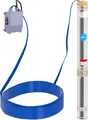 Expondo hillvert Brunnenpumpe - 95 mm / 3,75'' - 6000 l/h - 1100 W - 20 m Kabel / 102 m Förderhöhe - Edelstahl