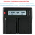 Dualladegerät für Panasonic DMW-BLG10-E  DMW-BLH7 Lumix DC-TZ91,  DMC-TZ101