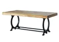 Massivmoebel24 Couchtisch INDUSTRIAL (Massivholz, Massivholztisch), Couchtisch Altholz 120x60x45 lackiert INDUSTRIAL #35