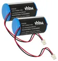vhbw 2x Batterie kompatibel mit Visonic MC-S730, MC-S730AC, MC-S710, MC-S720 Alarmanlage, Alarmsystem (14500 mAh, 3,6 V, Li-SOCl2)