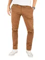 Yazubi Kyle - Braune Chino Herren Hose - Business Chinohose Für Männer - Stretch Chinojeans, Braun (Camel Otter 181018), W34/L38