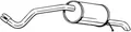 BOSAL 227-019 Endschalldämpfer Für SEAT, SKODA, VW