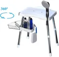 Bischof Dusch- und Badhocker Tray Super, belastbar bis 150 kg, TÜV/GS geprüft