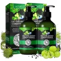 ALIVER Haarspülung Haar Conditioner Haarpflege mit Rizinusöl Amlaöl Schwarzkümmelöl, 2-tlg., Vegan, mit Biotin angereichert