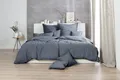 Hahn Renforce Bettwäsche 155x220  stonewashed grau anthrazit 123061-888