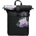 Damenrucksack mit Laptopfach und Diebstahlschutz, schwarz, für Uni und Reisen - Schwarz