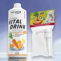 Best Body Nutrition Low Carb Vital Drink 1 Ltr. Mineraldrink mit Dosierpumpe