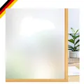 Selbsthaftende Milchglasfolie 44,5x200cm Sichtschutz UV-Schutz Fensterfolie