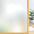 Fensterfolie Sichtschutz blickdicht selbsthaftend UV Milchglasfolie PVC