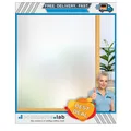 Sichtschutzfolie Milchglas 44,5x200 cm Selbsthaftend Anti UV