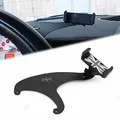 Heinmo Union Jack Auto Handyhalterung Ständer Kit für Cooper F54 F55 F56 F57 F60 Clubman Hatchback Grau 2014-2020