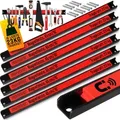 Magnetleiste 45-60cm 23kg Tragkraft Magnetisch Werkzeugleiste Werkzeughalter Werkzeugwand Werkstatt Werkzeug Organizer Inkl. Montagematerial 6x 45cm - Deuba