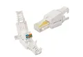 PremiumX 10x Netzwerkstecker RJ45 für CAT5e für Verlegekabel werkzeuglos Netzwerk-Adapter