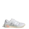 adidas Dropset 4 Power Trainer OPR06 Damen-Trainingsschuhe, Schuhe Weiß Silber Metallic Orange Lucid Jr4666, 38 EU