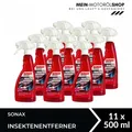 Sonax Insektenentferner Autopflege Reiniger Außenreinigung Glas Lack 11x500 ML