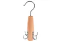 Home4You Gürtelhalter ROLFO, Ø 8 cm, H 19 cm, 4 verchromte Haken, mit Aufhängung