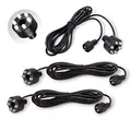 CLGarden 3 Stück LED Ring kalt Weiss für LED Springbrunnen Set kaltweiss Beleuchtung Ø 32mm