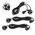 CLGarden 3 Stück LED Ring Beleuchtung kalt weiss für LED Springbrunnen Set 32mm